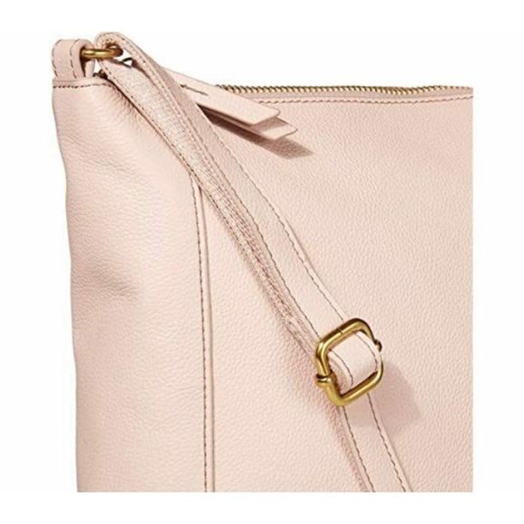 Fossil Tara Crossbody Dusty Rose Leather Handbag - Picture 5 of 11